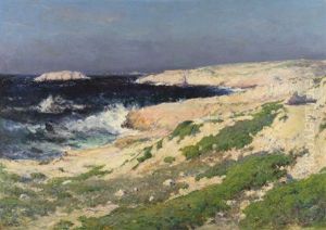 Bord De Mer Aux Environ De Marseille by Jean Baptiste Olive
