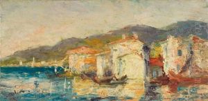 Vue Des Martigues by Jean Baptiste Olive