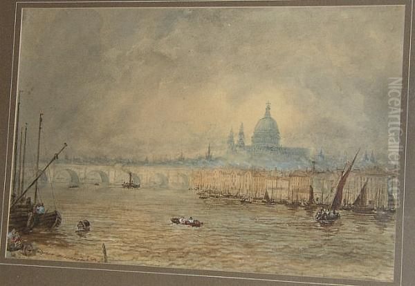 St Paul's From The Thames - view 1