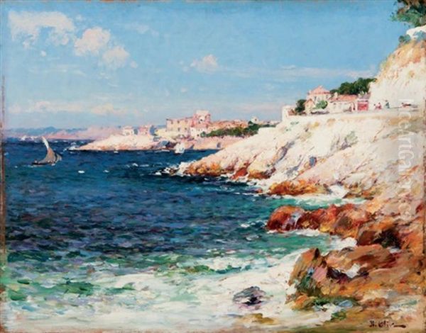 Vue De Malmousque Sur La Corniche A Marseille - view 1