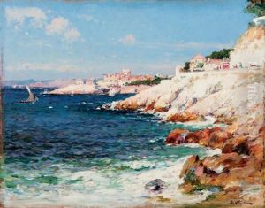Vue De Malmousque Sur La Corniche A Marseille