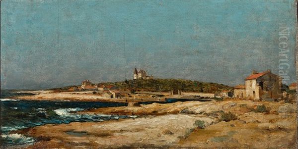 Blick Auf Pittoreske Kustenlandschaft Mit Ansicht Von Sausset-les-pins (provence) - view 1
