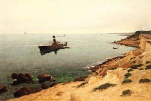 L'epave De La "navarre" Devant Carry by Jean Baptiste Olive