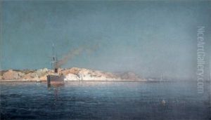La Navarre Au Cap Mejean by Jean Baptiste Olive