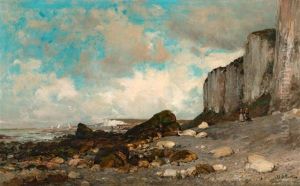 Felsen Von Etretat by Jean Baptiste Olive