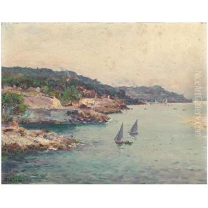 La Cote D'azur by Jean Baptiste Olive