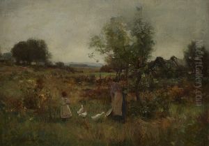 On The Muirton, Blairgowrie by Thomas Bromley Blacklock