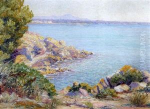 Costal Landscape On The Gulf Of Marseilles by Jean Baptiste Olive