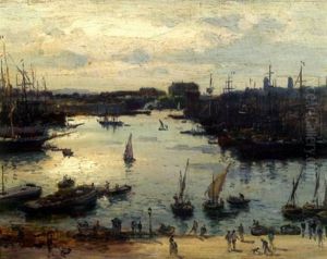 Le Vieux-port Vu De La Canebierre - Effet Du Soir