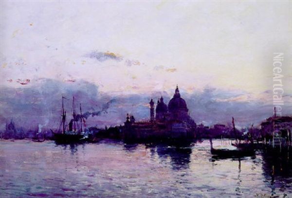 La Lagune A Venise Et Le Palais Des Doges - view 1