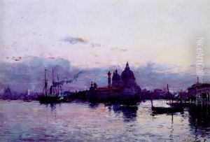 La Lagune A Venise Et Le Palais Des Doges by Jean Baptiste Olive