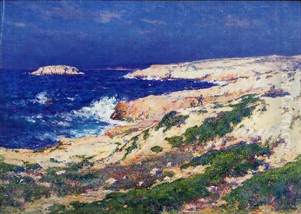 Pecheurs Sur Des Rochers Aux Environs De Marseille - view 1