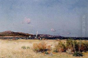 Voiliers Sur L'etang De Berre by Jean Baptiste Olive