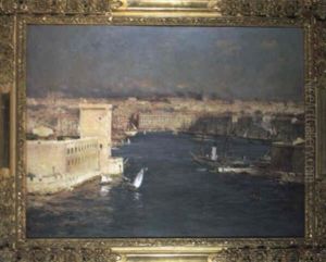 Marseille, Le Port by Jean Baptiste Olive
