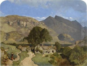 Lakeland Mountains, Crummock Water, Grassmoor And Whitelesspike by William James Blacklock