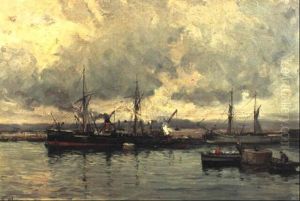 Marseille, Le Port by Jean Baptiste Olive