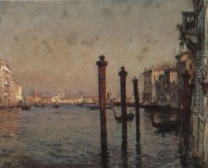 Venise, Le Grand Canal by Jean Baptiste Olive