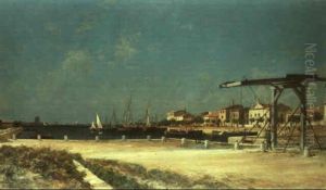 Port-de-bouc, Sur L'etang De Berre by Jean Baptiste Olive