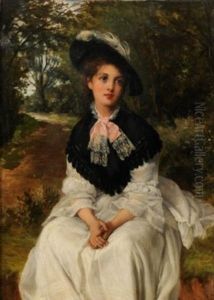 A Young Beauty by William Oliver the Younger