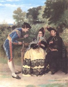Flirtation by William Oliver the Younger