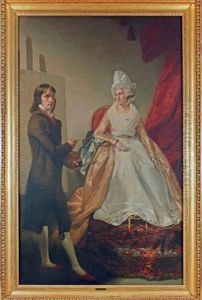 Portrait De L'artiste Et De Sa Mere by Archer James Oliver