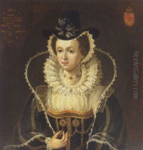 Portrait Of Mary Queen Of Scots by Isaac Oliver