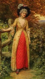 At The Stile by William Oliver