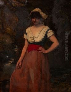 Portrait Of A Woman by William Oliver