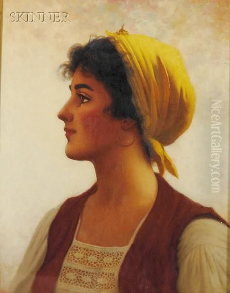 Woman In Profile - view 1