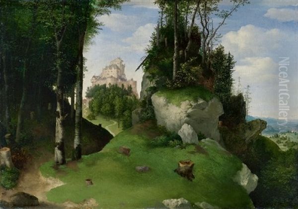 Landschaft Mit Burg - view 1