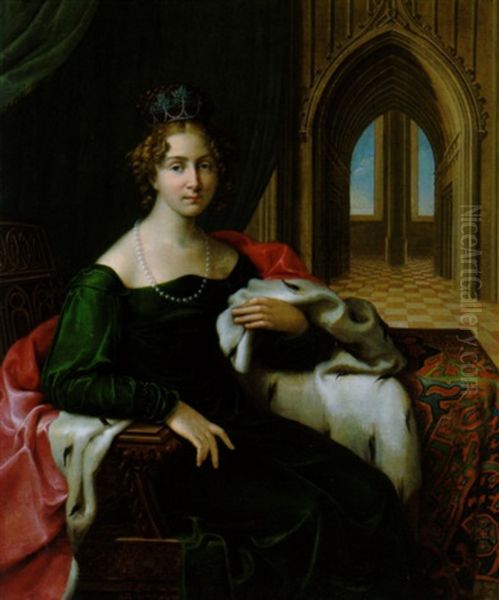 Bildnis Der Prinzessin Friederike Herzogin Von Sachsen-anhalt Prinzessin Von Preusen - view 1