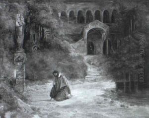 Im Klostergarten by Heinrich Olivier