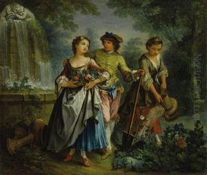 Dans Le Jardin by Michel Barthelemy Olivier