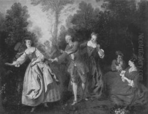 La Partie De Colin-maillard by Michel Barthelemy Olivier