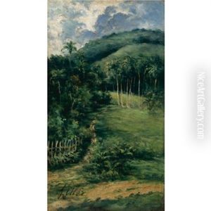 View Of The Guaraguao by Francisco Manuel Oller