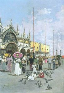 La Place Saint-marc by Blas Olleros Y Quintana