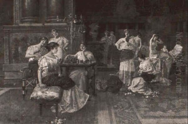 The Young Ladies At Play - view 1