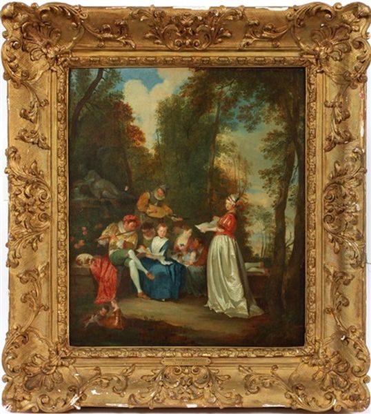 Leisurely Garden Scene - view 1