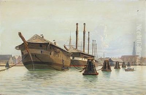 Scene From Copenhagen Harbour - view 1