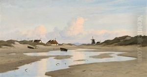 Danish Landscape Near The Coast