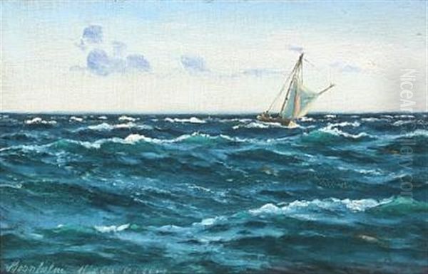 Seascape With Fishing Boat - view 1