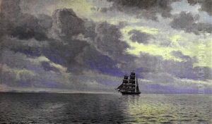 Marine Au Large De La Cote De Skagen Au Danemark