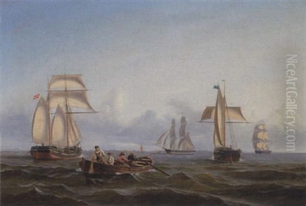Danske Og Svenske I Sundet - view 1