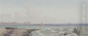 Sejlskibe Ud For Kronborg