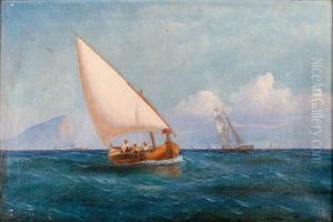 Bateau Au Large De La Sardaigne
