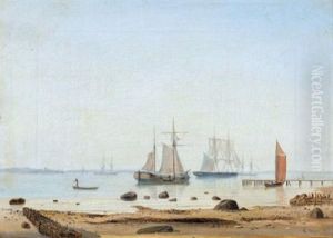 Calm Seas by Carl Julius Emil Olsen