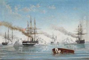 Traefningen Ved Rygen 17. Marts 1864