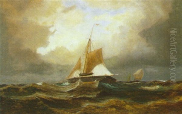 Marine Med Sejlskibe I Hoj So - view 1