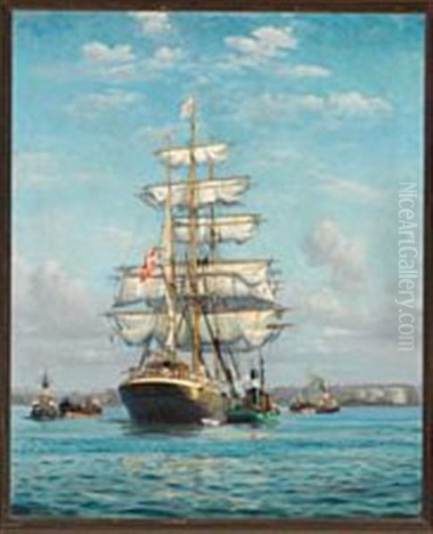 The Wessel "astrid Af Kiobenhavn" In Copenhagen Harbour - view 1