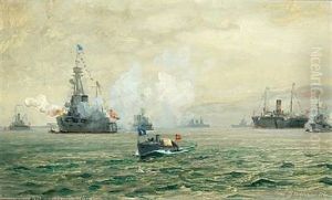 Majestaeten Gaar I Land Ved Reykjavik D. 25/06 by Christian Benjamin Olsen
